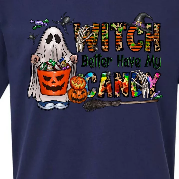 Funny Witch Better Have My Candy Halloween Sueded Cloud Jersey T-Shirt