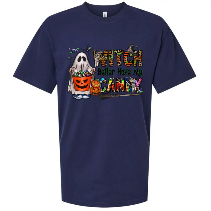 Funny Witch Better Have My Candy Halloween Sueded Cloud Jersey T-Shirt