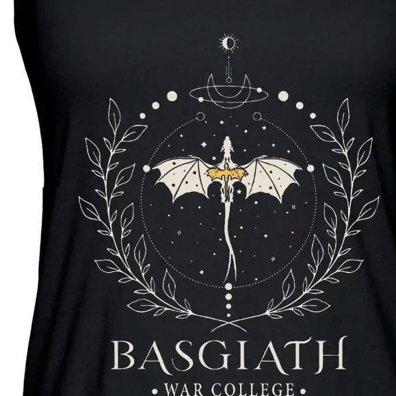 Fourth Wing Basgiath Fantasy Book Romantasy Dragons Yarros Ladies Essential Flowy Tank