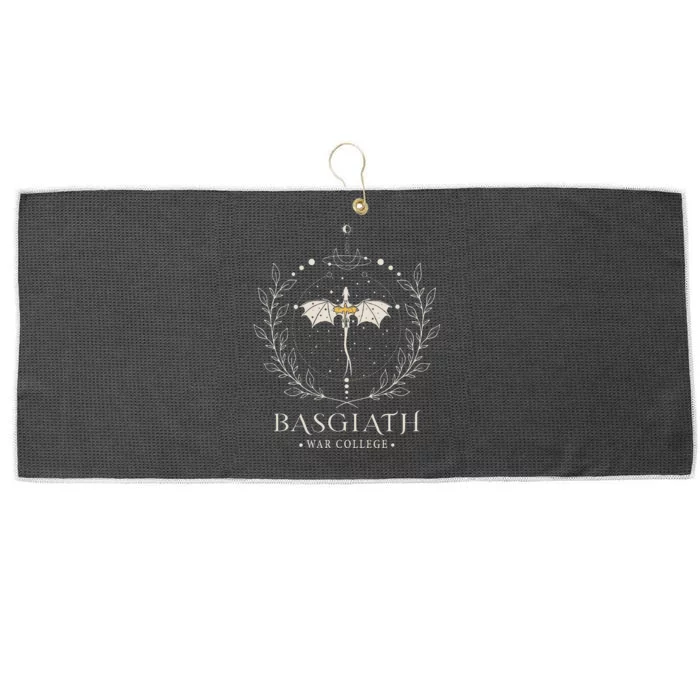 Fourth Wing Basgiath Fantasy Book Romantasy Dragons Yarros Large Microfiber Waffle Golf Towel