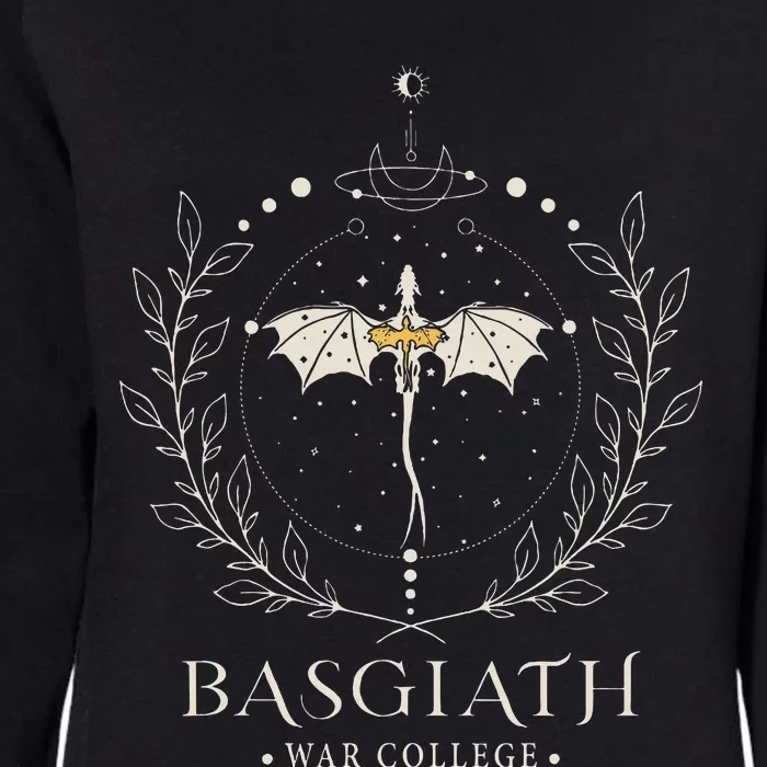 Fourth Wing Basgiath Fantasy Book Romantasy Dragons Yarros Womens California Wash Sweatshirt