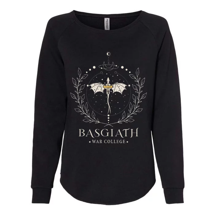 Fourth Wing Basgiath Fantasy Book Romantasy Dragons Yarros Womens California Wash Sweatshirt