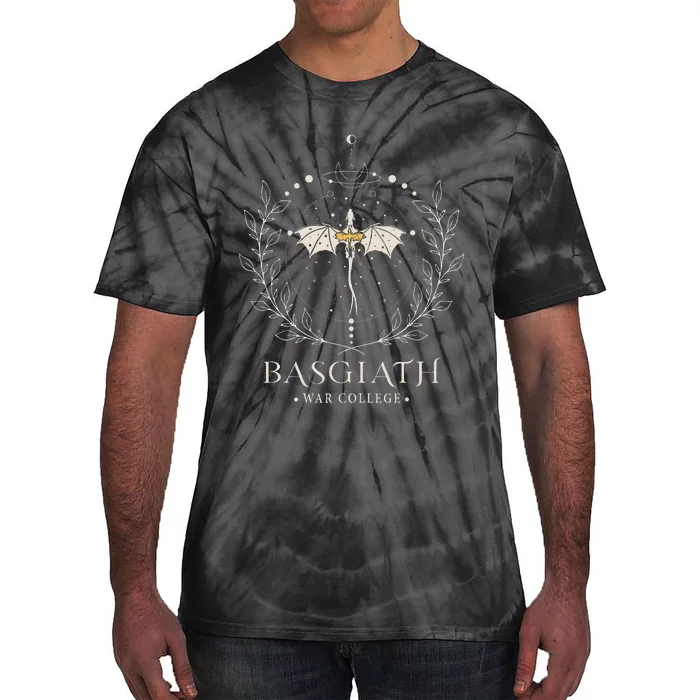 Fourth Wing Basgiath Fantasy Book Romantasy Dragons Yarros Tie-Dye T-Shirt