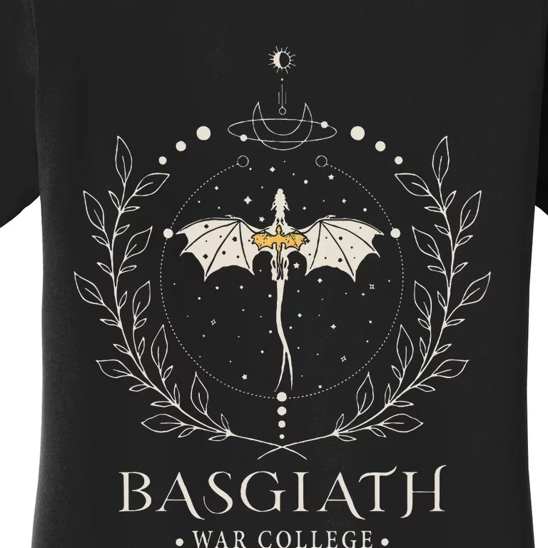 Fourth Wing Basgiath Fantasy Book Romantasy Dragons Yarros Women's T-Shirt