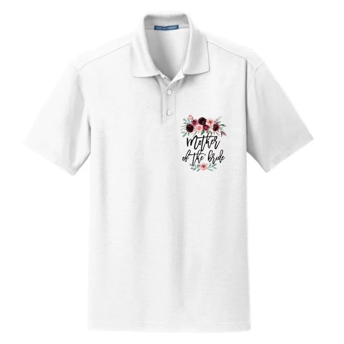 Floral Wreath Bridal Team Matching Present Set Dry Zone Grid Performance Polo