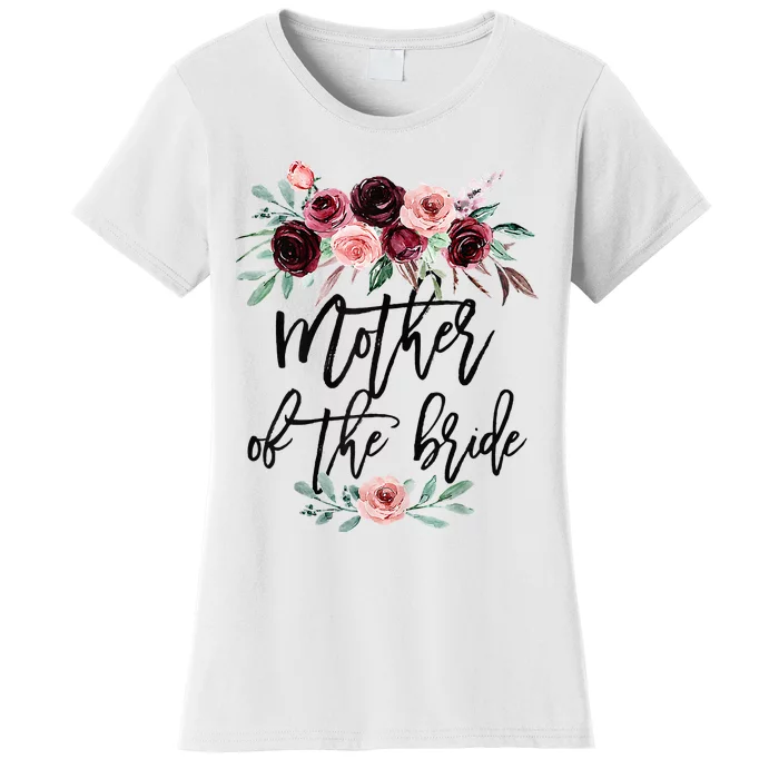 Floral Wreath Bridal Team Matching Present Set Women's T-Shirt