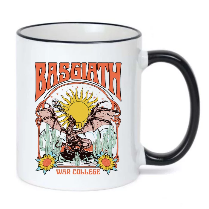 Fourth Wing Basgiath War College Black Color Changing Mug