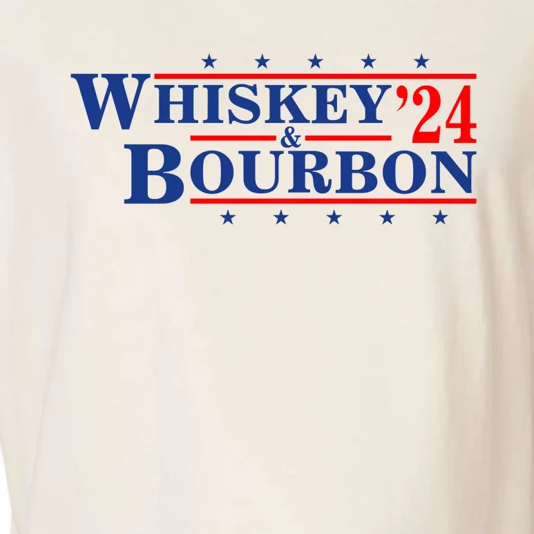 Funny Whiskey Bourbon Whiskey 24 And Bourbon Garment-Dyed Women's Muscle Tee