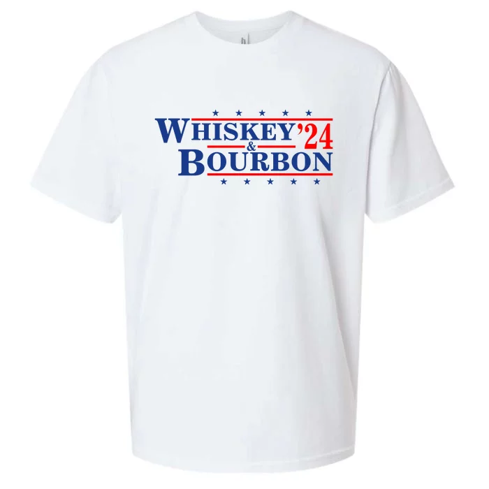 Funny Whiskey Bourbon Whiskey 24 And Bourbon Sueded Cloud Jersey T-Shirt