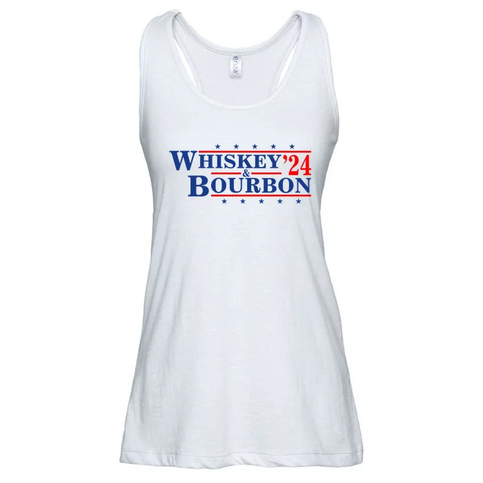 Funny Whiskey Bourbon Whiskey 24 And Bourbon Ladies Essential Flowy Tank