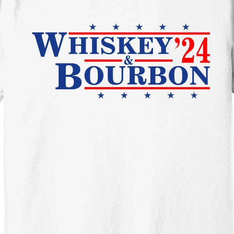 Funny Whiskey Bourbon Whiskey 24 And Bourbon Premium T-Shirt