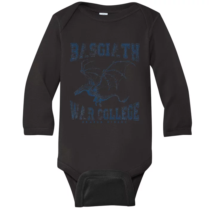 Fourth Wing Basgiath Fantasy Book Romantasy Dragons Yarros Baby Long Sleeve Bodysuit