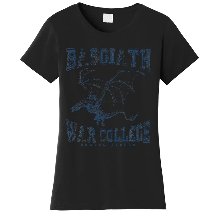 Fourth Wing Basgiath Fantasy Book Romantasy Dragons Yarros Women's T-Shirt