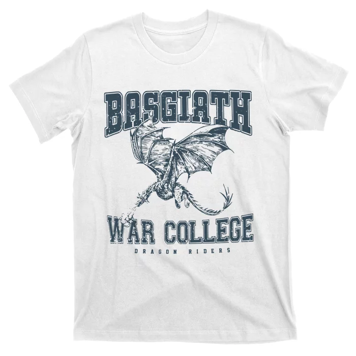 Fourth Wing Basgiath War College Bookish Dragon Rider T-Shirt