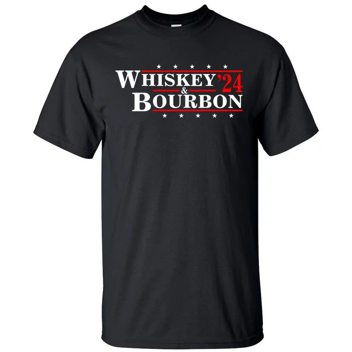 Funny Whiskey Bourbon Whiskey 24 And Bourbon Tall T-Shirt