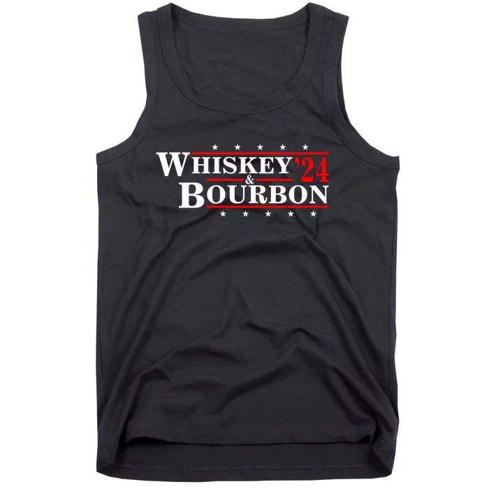 Funny Whiskey Bourbon Whiskey 24 And Bourbon Tank Top