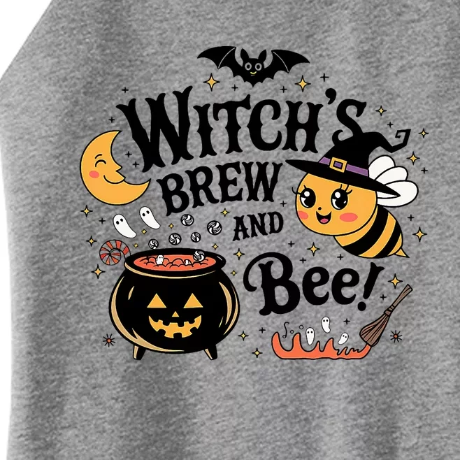 Funny WitchS Brew And Bee! Cute Bee Witched Scary Women’s Perfect Tri Rocker Tank