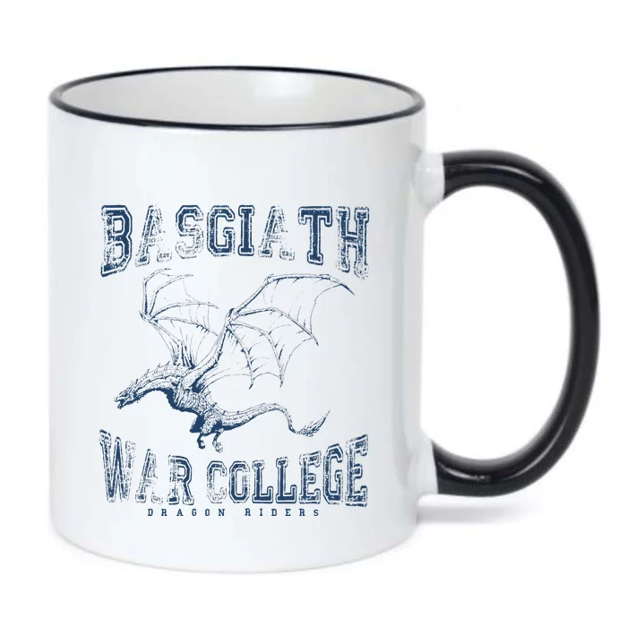 Fourth Wing Basgiath Fantasy Book Romantasy Dragons Black Color Changing Mug