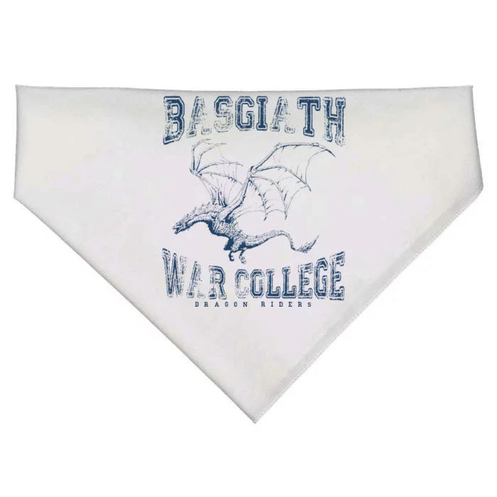 Fourth Wing Basgiath Fantasy Book Romantasy Dragons USA-Made Doggie Bandana