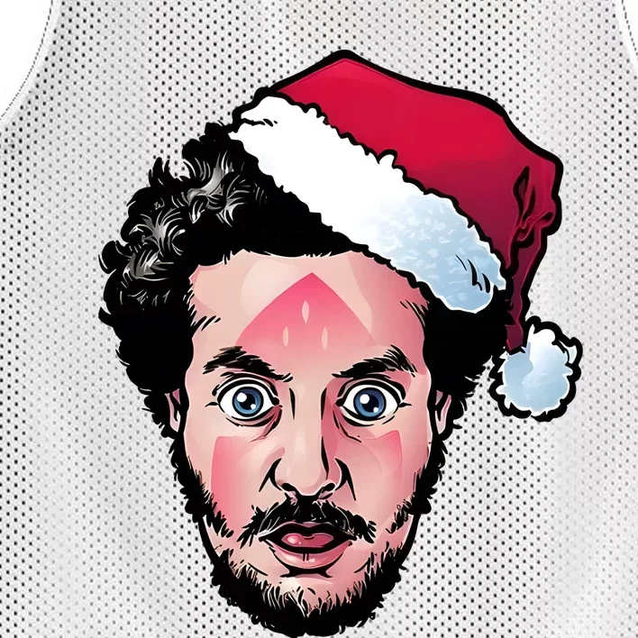 Funny Wet Bandits Santa Christmas Funny Mesh Reversible Basketball Jersey Tank