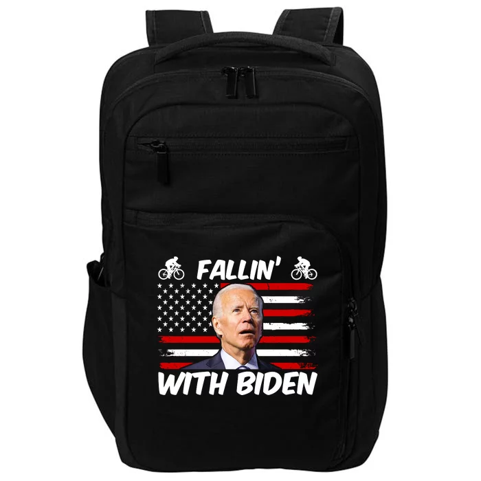 Fallin With Biden Funny Bike Meme Impact Tech Backpack