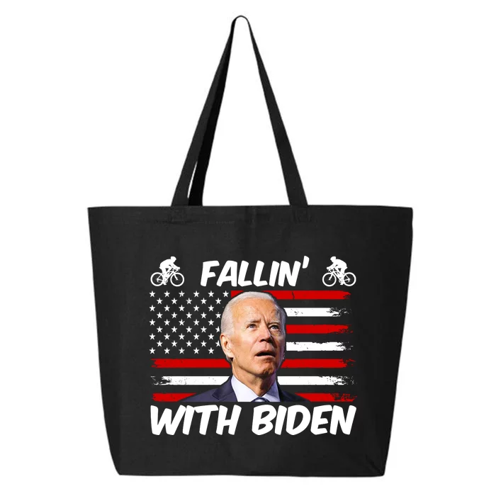 Fallin With Biden Funny Bike Meme 25L Jumbo Tote