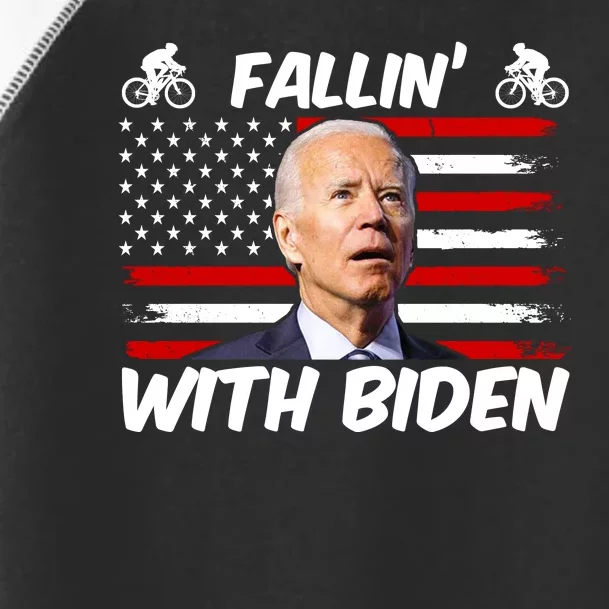 Fallin With Biden Funny Bike Meme Toddler Fine Jersey T-Shirt