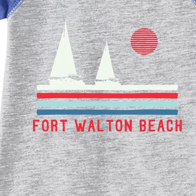 Fort Walton Beach Fl Sailboat Infant Baby Jersey Bodysuit