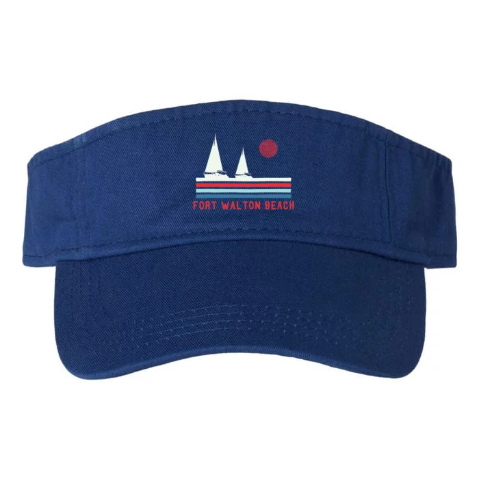 Fort Walton Beach Fl Sailboat Valucap Bio-Washed Visor