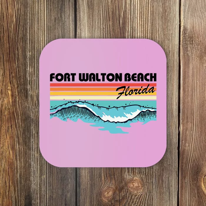 Fort Walton Beach Family Vacation Retro Waves Coaster