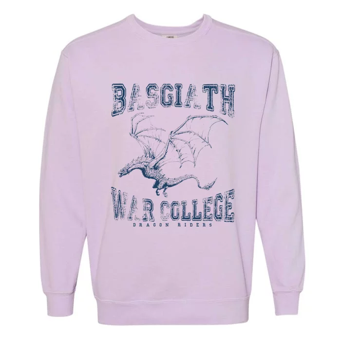 Fourth Wing Basgiath Fantasy Book Romantasy Dragons Garment-Dyed Sweatshirt