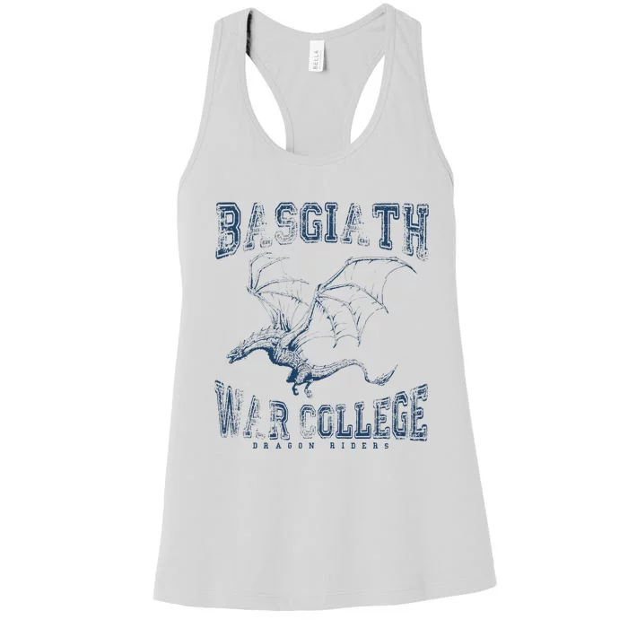 Fourth Wing Basgiath Fantasy Book Romantasy Dragons Women's Racerback Tank