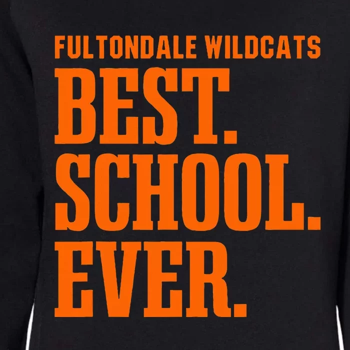 Fultondale Wildcats Best Ever Hs Womens California Wash Sweatshirt