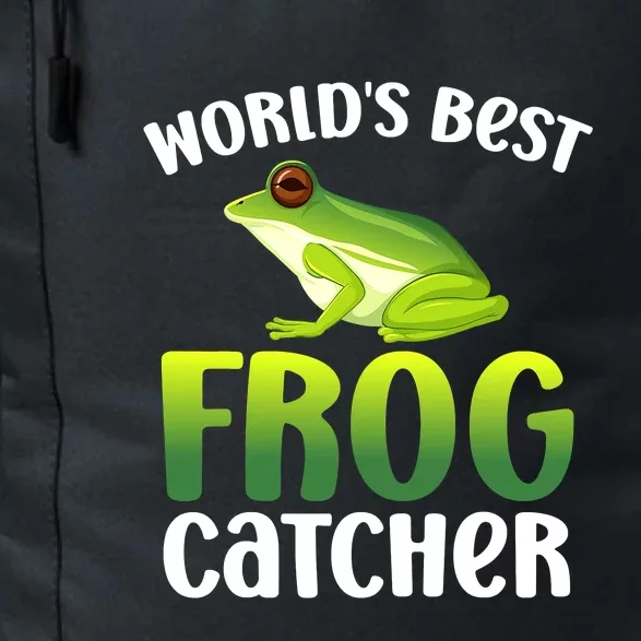 Funny World's Best Frog Catcher Boys Girls Frog Hunter Daily Commute Backpack