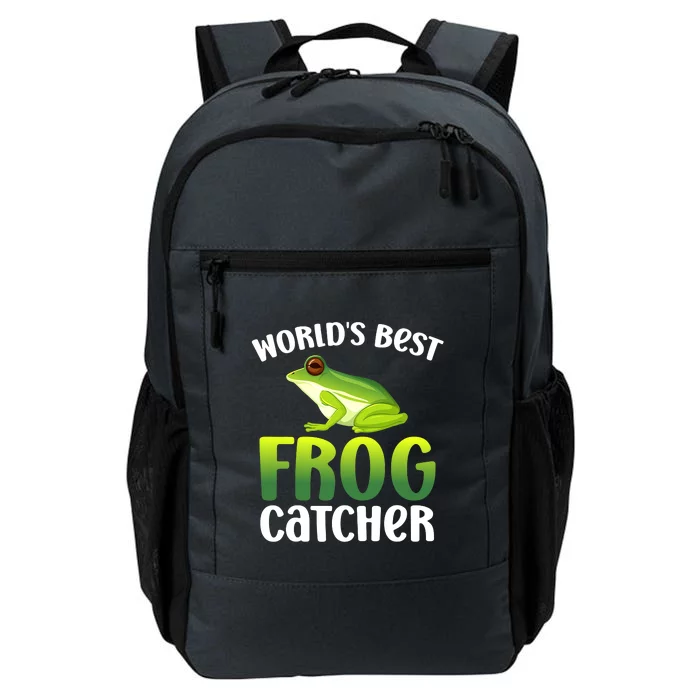 Funny World's Best Frog Catcher Boys Girls Frog Hunter Daily Commute Backpack