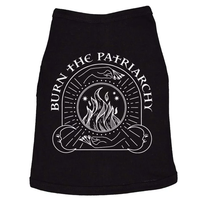 Feminist Witch Burn The Patriarchy Halloween 's Rights Doggie Tank