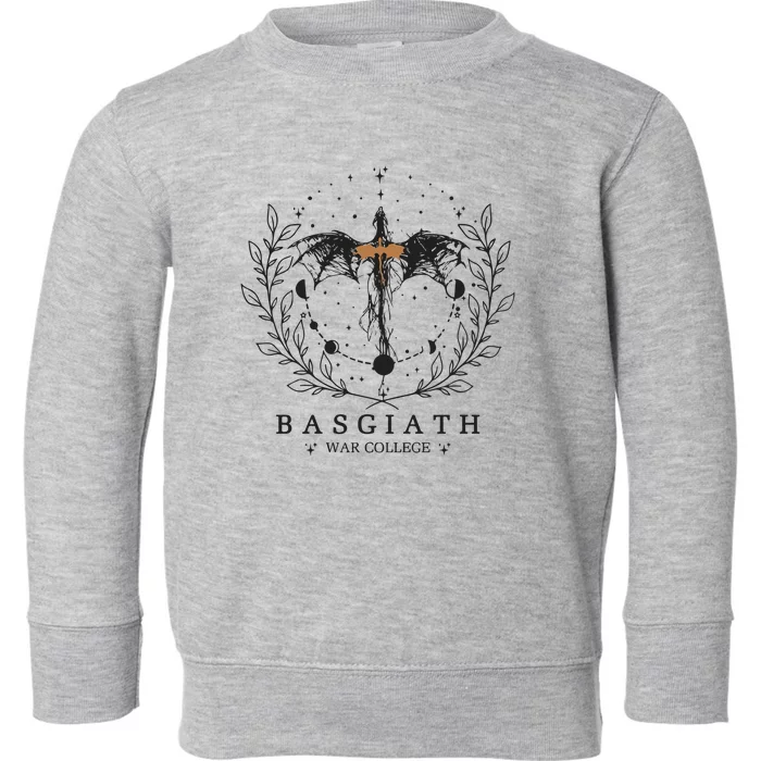 Fourth Wing Basgiath War College Dragon Rider Toddler Sweatshirt