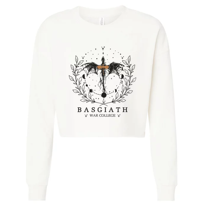 Fourth Wing Basgiath War College Dragon Rider Cropped Pullover Crew