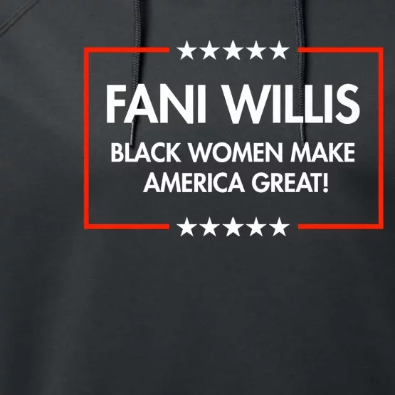 Fani Willis Black Women Make America Great Performance Fleece Hoodie