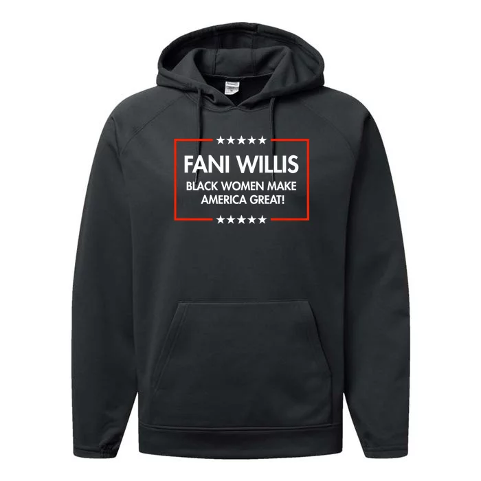 Fani Willis Black Women Make America Great Performance Fleece Hoodie