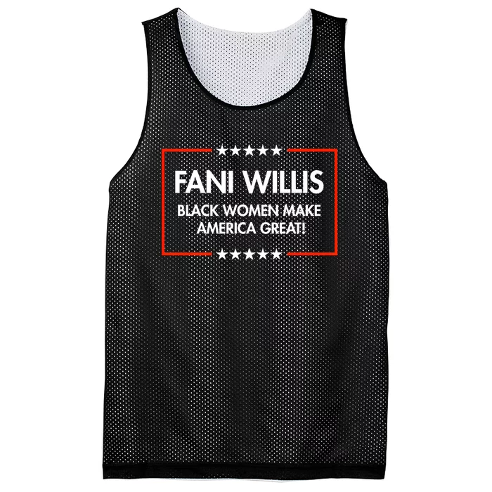 Fani Willis Black Women Make America Great Mesh Reversible Basketball Jersey Tank