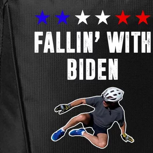 Fallin With Biden Funny Joe Biden Bike Fall City Backpack