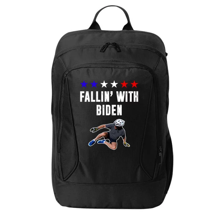 Fallin With Biden Funny Joe Biden Bike Fall City Backpack