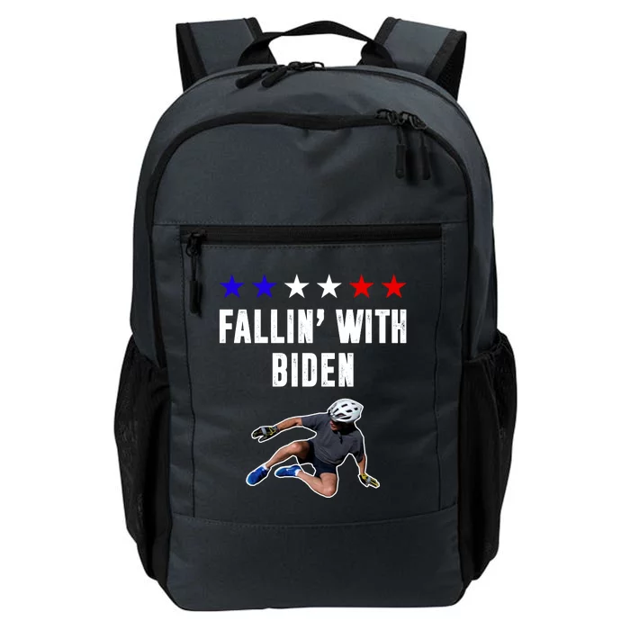 Fallin With Biden Funny Joe Biden Bike Fall Daily Commute Backpack