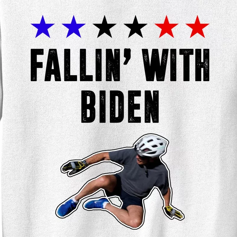 Fallin With Biden Funny Joe Biden Bike Fall Sweatshirt