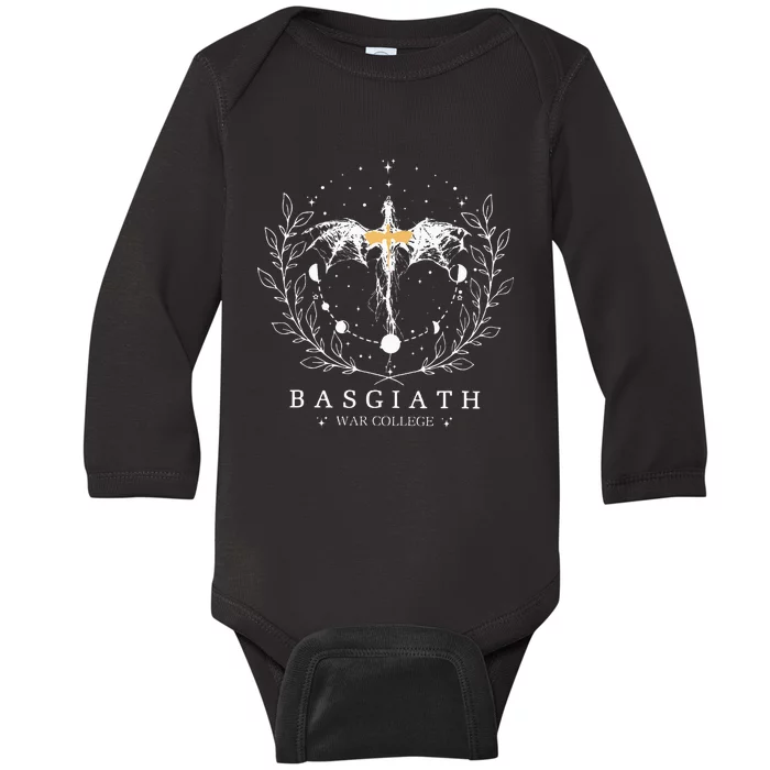 Fourth Wing Basgiath War College Bookish Baby Long Sleeve Bodysuit