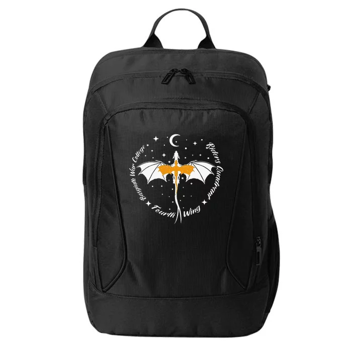 Fourth Wing Basgiath Fantasy Book Romantasy City Backpack