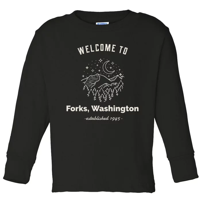 Forks Washington City Of Forks Washington Forks Nature Toddler Long Sleeve Shirt