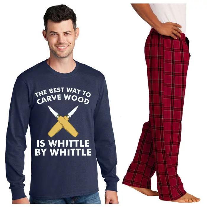 Funny Wood Carving Whittling Woodworking Carpenter Tools Long Sleeve Pajama Set