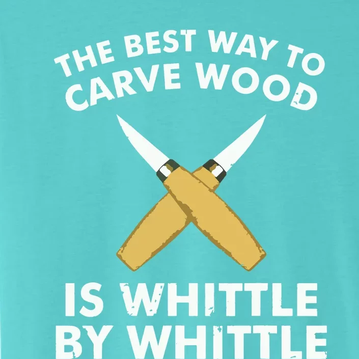 Funny Wood Carving Whittling Woodworking Carpenter Tools ChromaSoft Performance T-Shirt